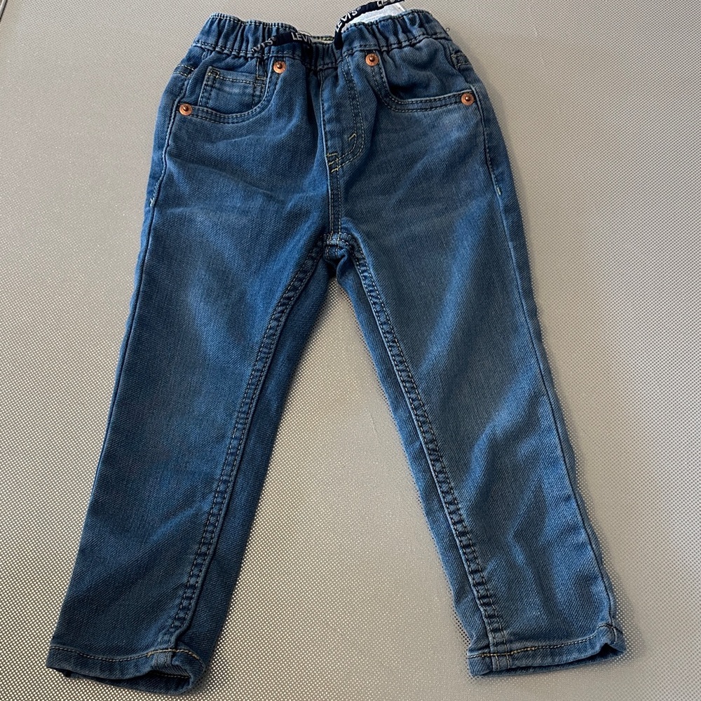 Levi's Kids skinny knit pull on  Blue Jeans
